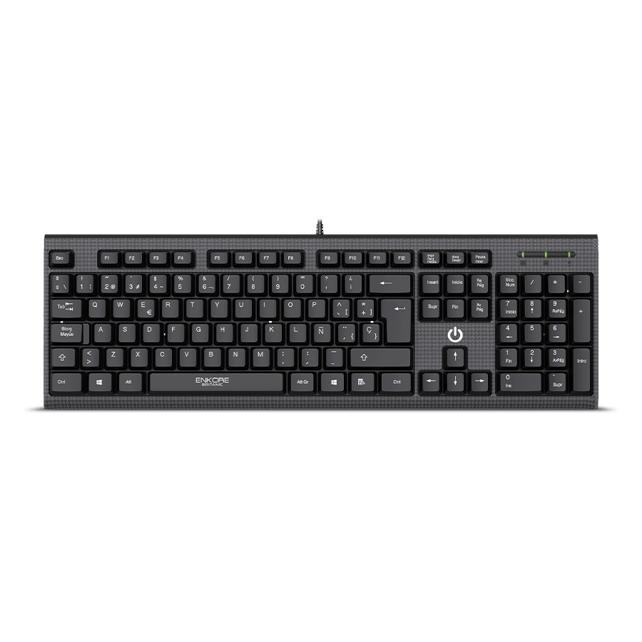 [20932] TECLADO USB ENK 321 BRITANIC ENKORE