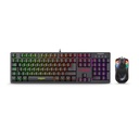 KIT GAMER NEON TECLADO + MOUSE MIC GT1000 MICRONICS