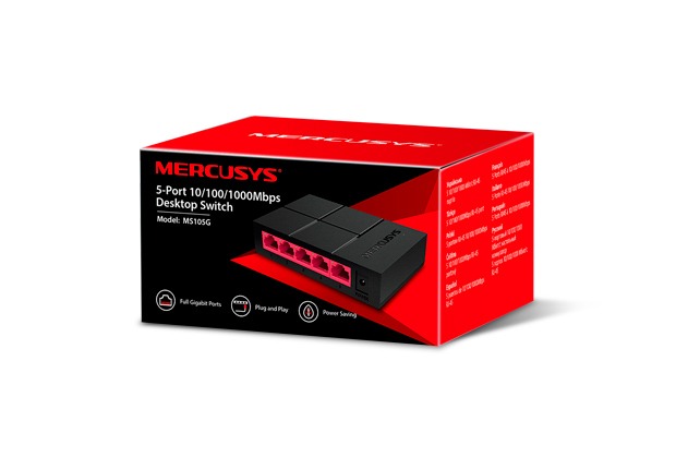 [21500] SWITCH GIGABIT 5P MS105G MERCUCYS