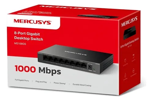 [20623] SWITCH MS108GS 8 PUERTOS GIGABIT MERCUSYS