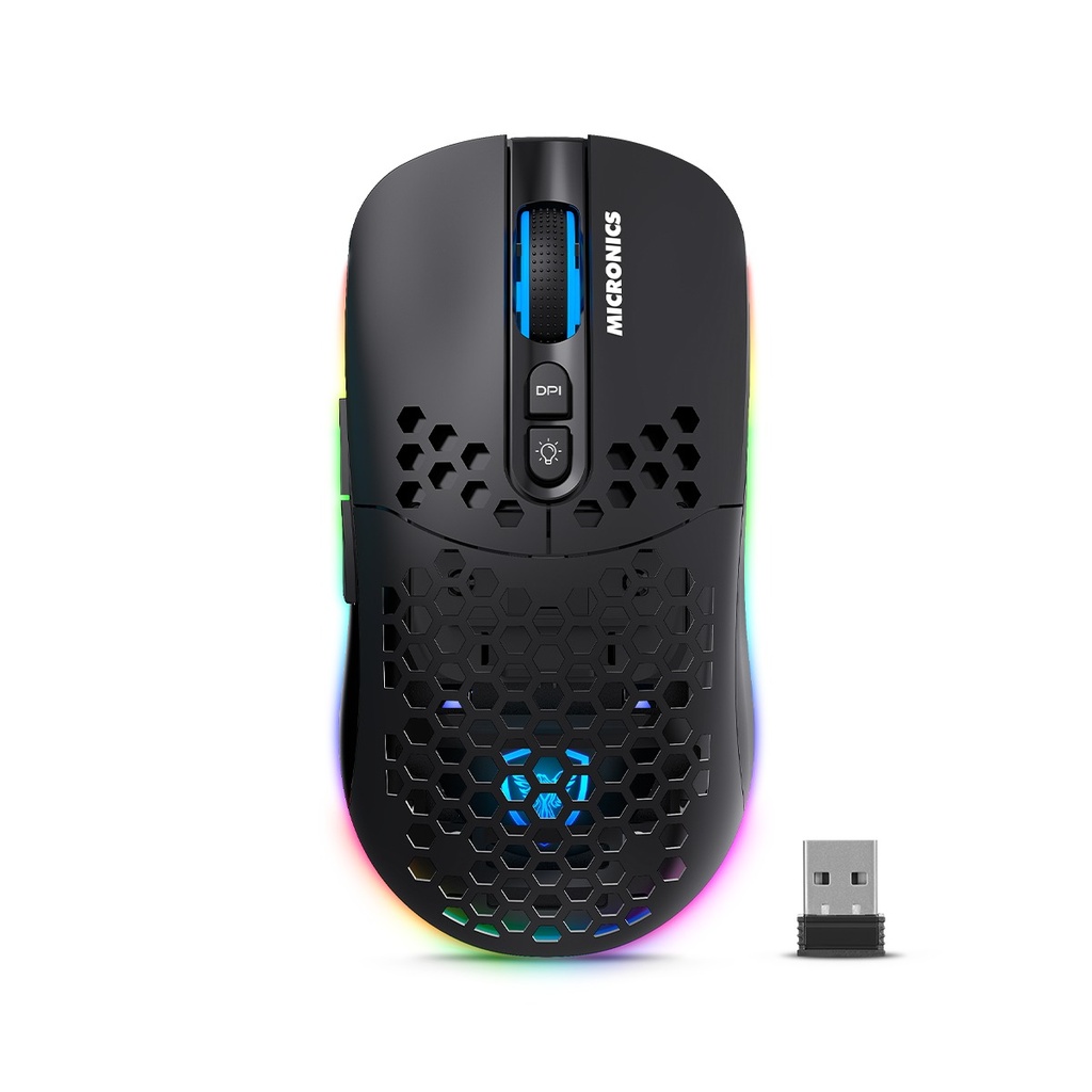 MOUSE BT/WIFI RECARGABLE MIC GM828-3 WARRIOR MICRONICS