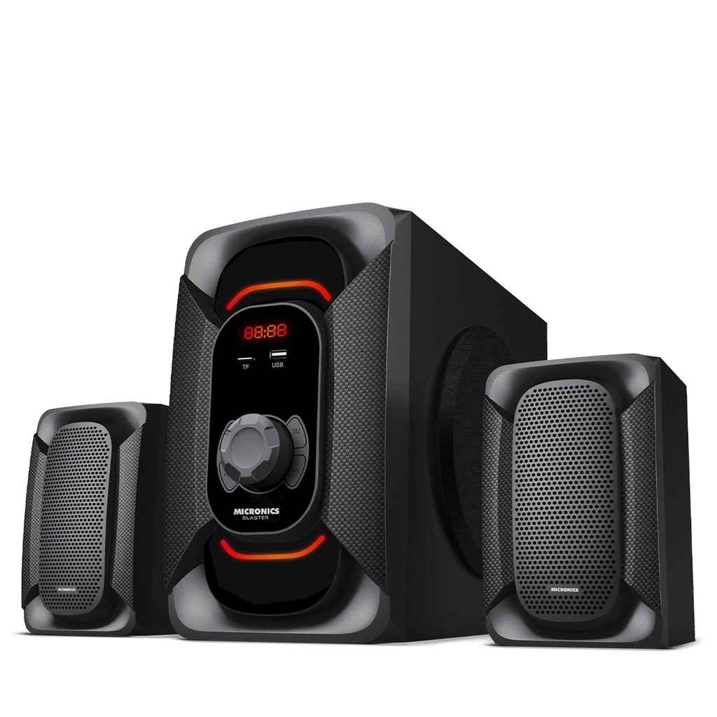 [000008] PARLANTE 2.1 RAINBOW FM SD+USB BLASTER MIC S7401BT  MICRONICS
