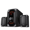 PARLANTE 2.1 RAINBOW FM SD+USB BLASTER MIC S7401BT  MICRONICS