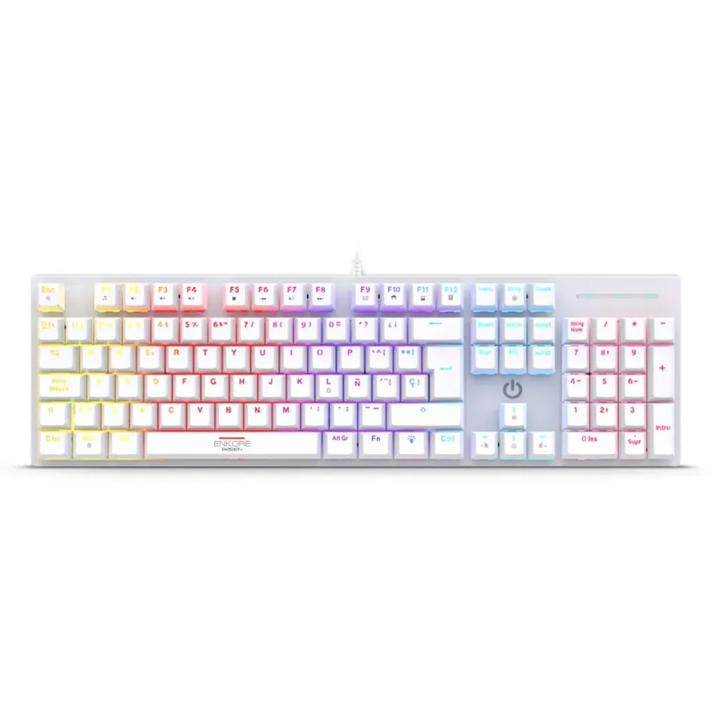 TECLADO GAMER MECANICO PATRIOT ENK1013R ENKORE
