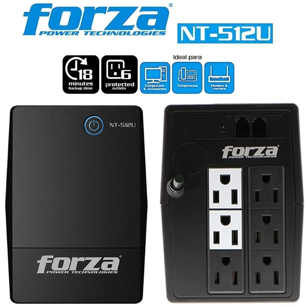 [000036] UPS NT-512U 500VA FORZA