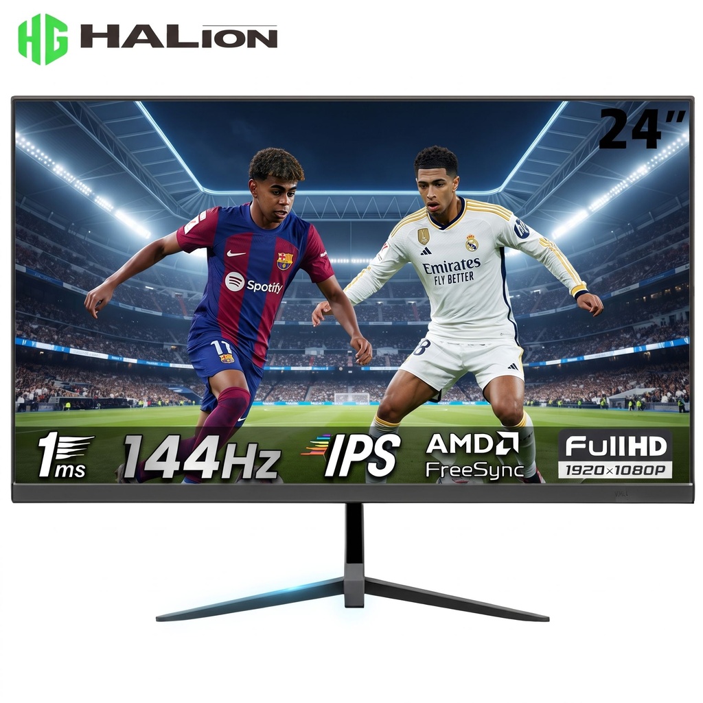 MONITOR GAMER PLANO  24" 144HZ HS2407FF HALION