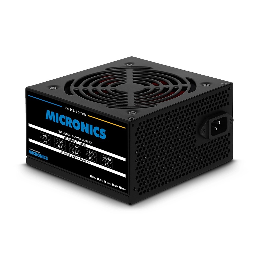 FUENTE DE PODER MICRO ATX PSU SX 250W MICRONICS