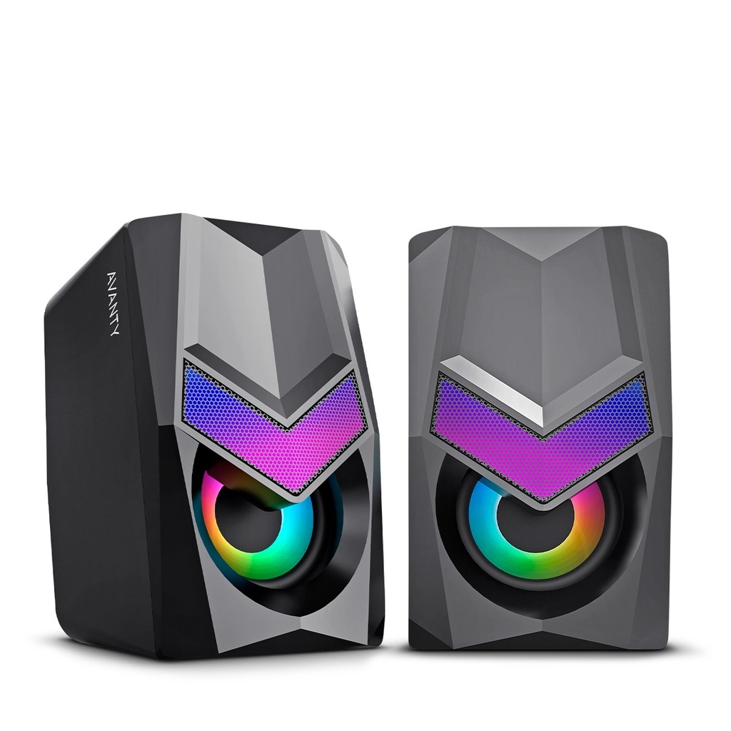 PARLANTE 2.0 RGB AVANTY MIC S321 MICRONICS
