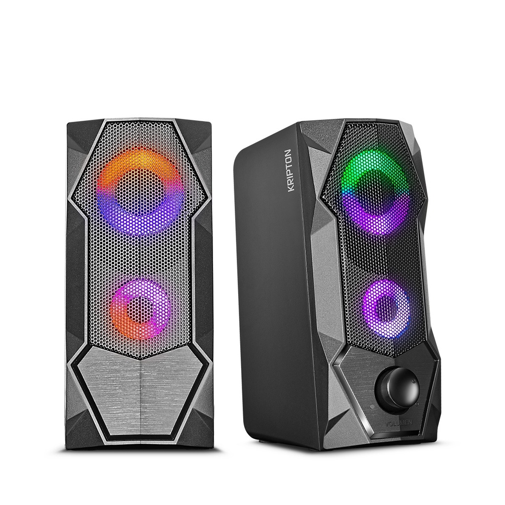 PARLANTE 2.0 RGB KRIPTON - MIC S324 MICRONICS