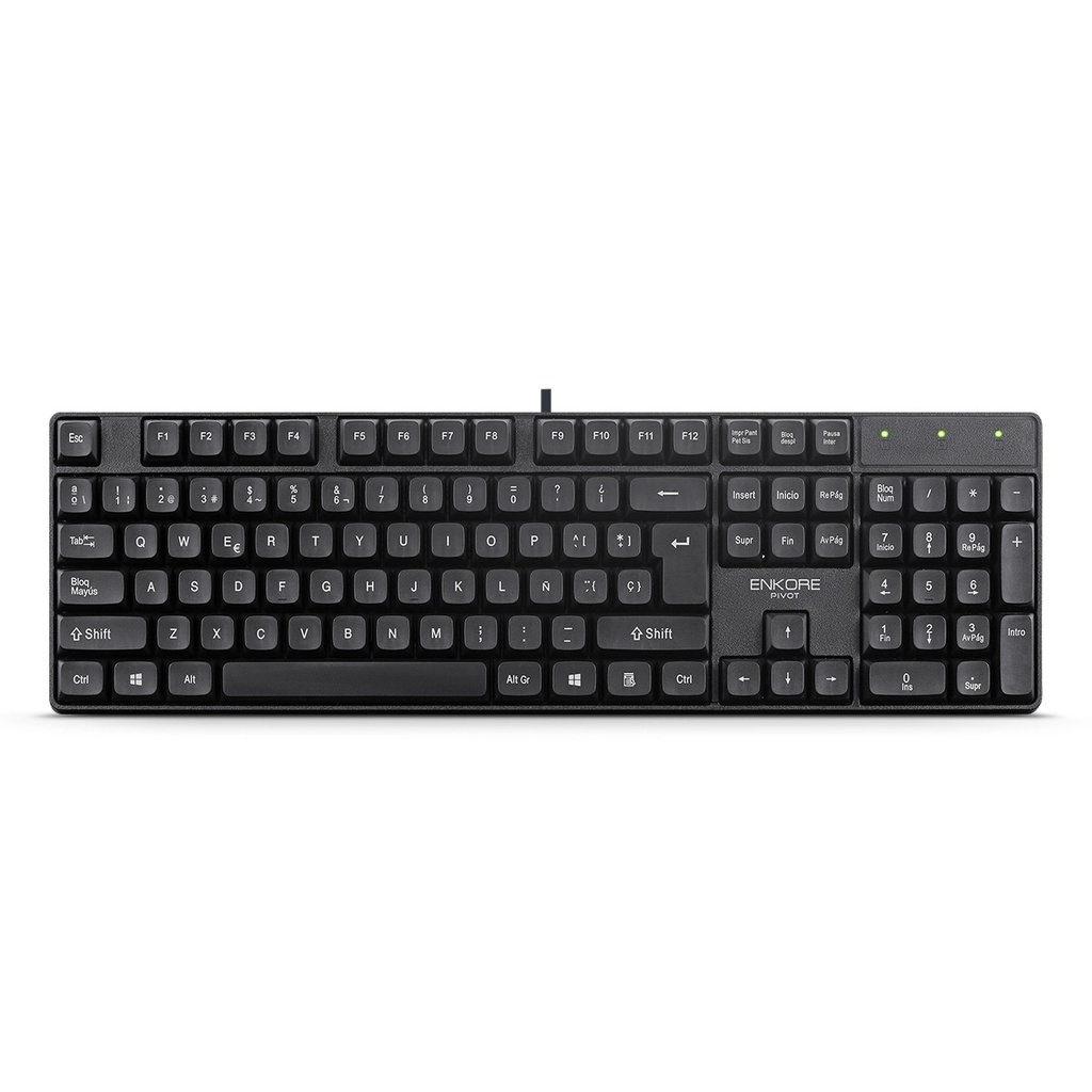 TECLADO STANDAR USB PIVOT - ENK 301 ENKORE