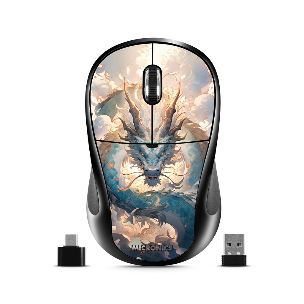 MOUSE GAMER BT/WIFI DRAGON 2 - MIC M733-2M MICRONICS