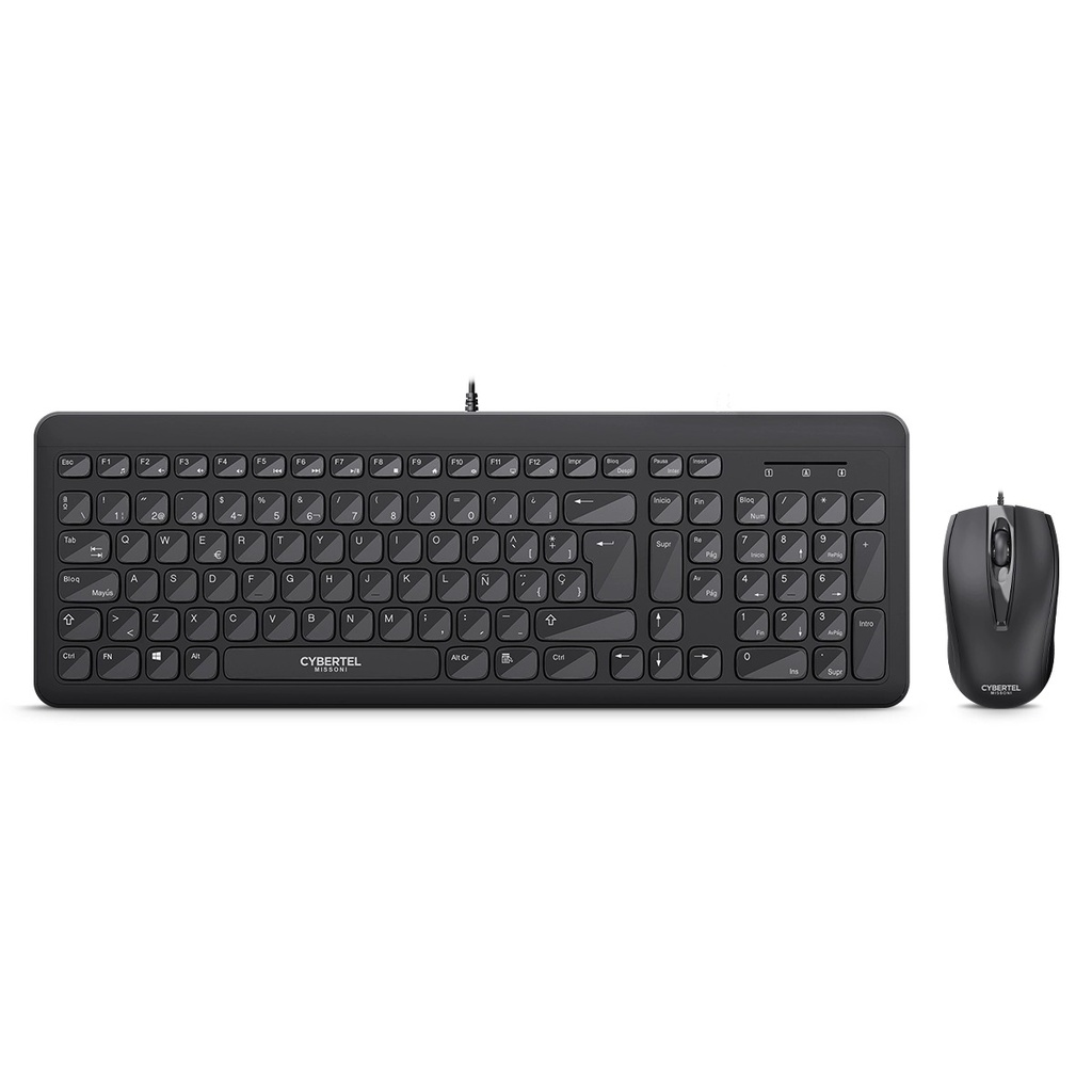KIT TECLADO + MOUSE MISSONI - CYB T102 CYBERTEL
