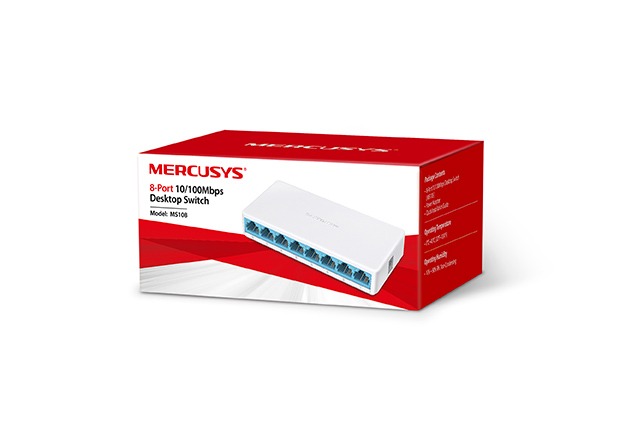 SWITCH MS108 8 PUERTOS 10/100 MERCUSYS